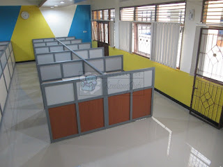 Meja Partisi Kampus Konekting Besi Metal Bongkar Pasang