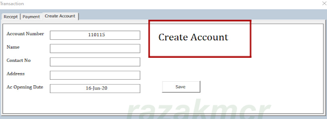 Create Deposit And withdrawal Transaction form Multipage Excel VBA