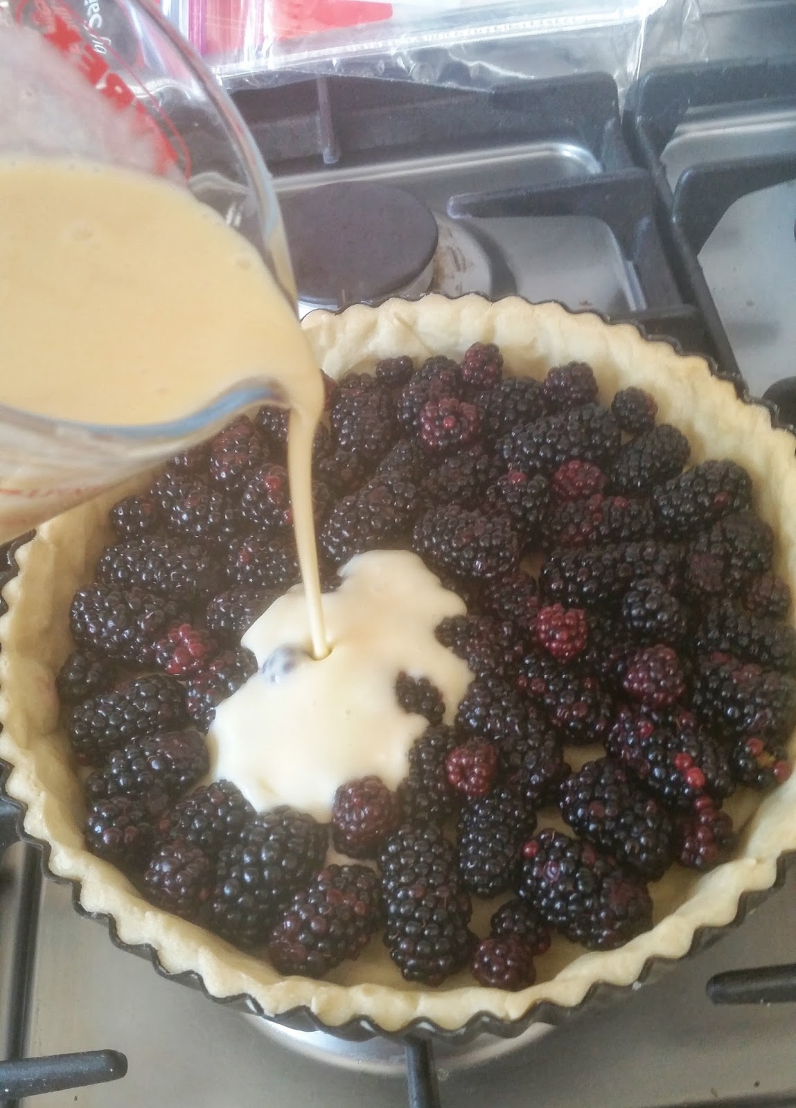 Blackberry Custard Tart Recipe