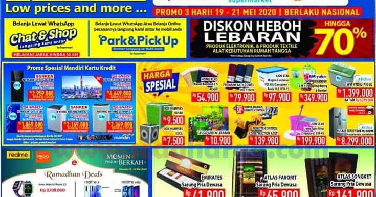 Promo Hypermart Heboh Diskon Lebaran Hingga 70%