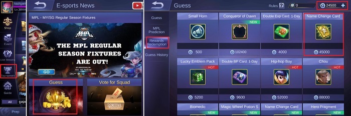 Cara Mengganti Nama Akun ID Mobile Legend, Ikuti caranya disini