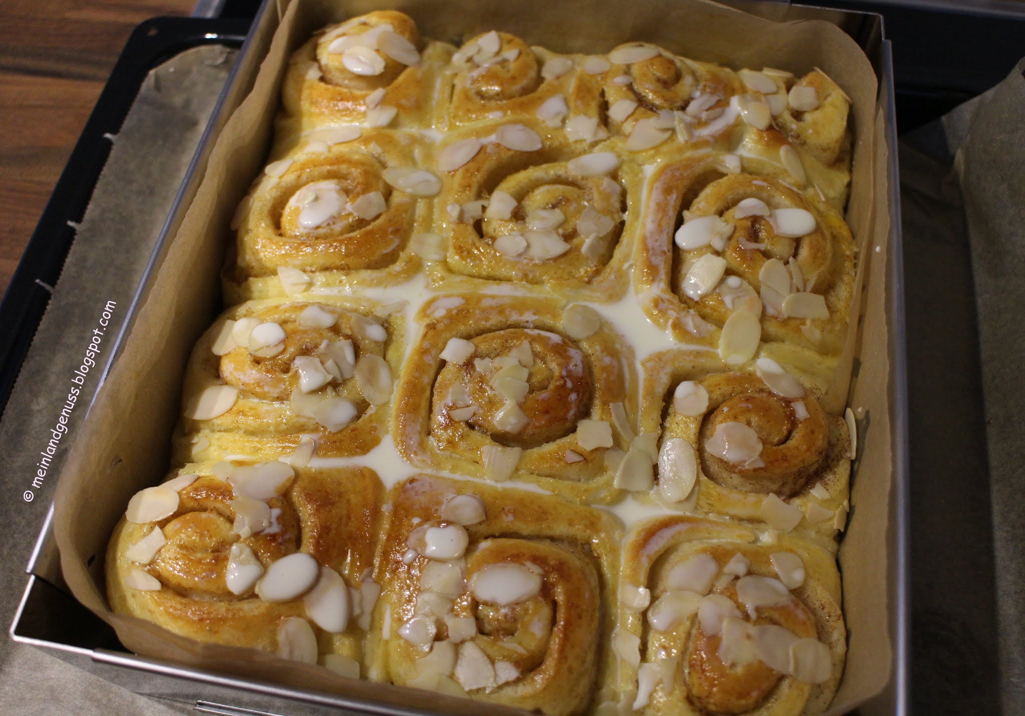 mein Land und Gartengenuss : Butter-Zimt-Schnecken