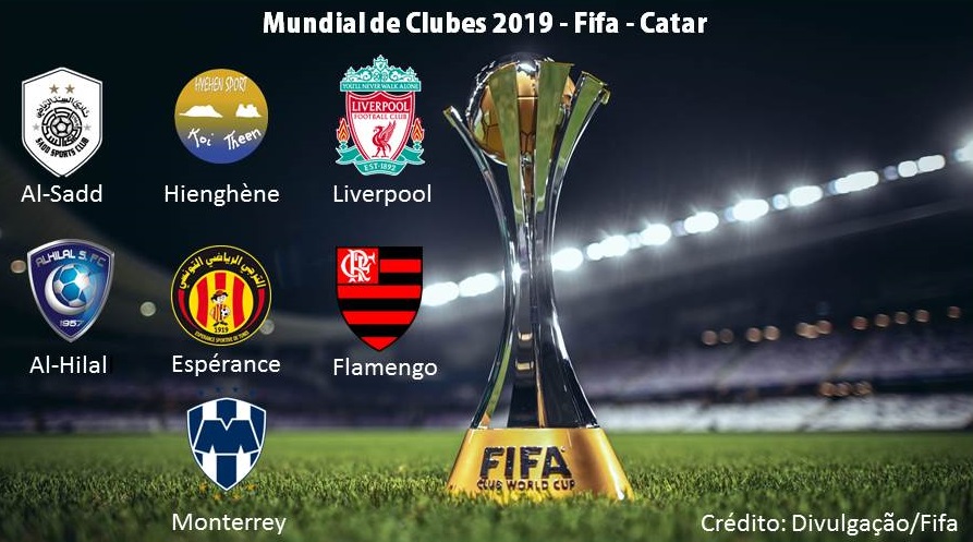 Mundial de Clubes neste sábado (21-12)  Taça do mundial, Taça da copa, Mundial  de clubes