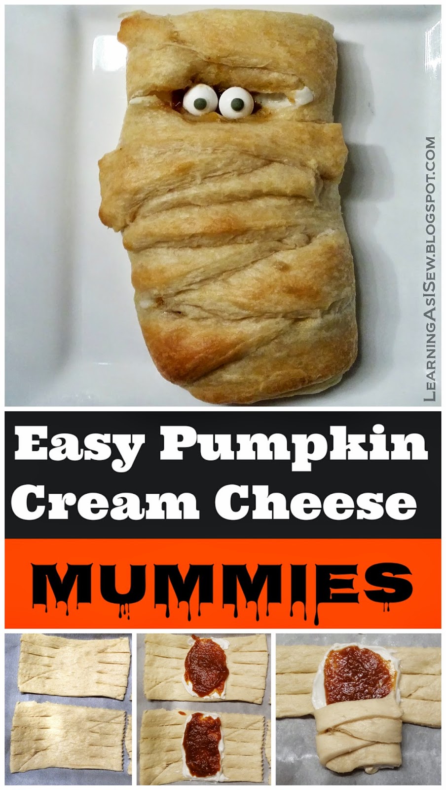 Learning As I Sew...bake, cut, and create: Easy Pumpkin Cream Cheese ...