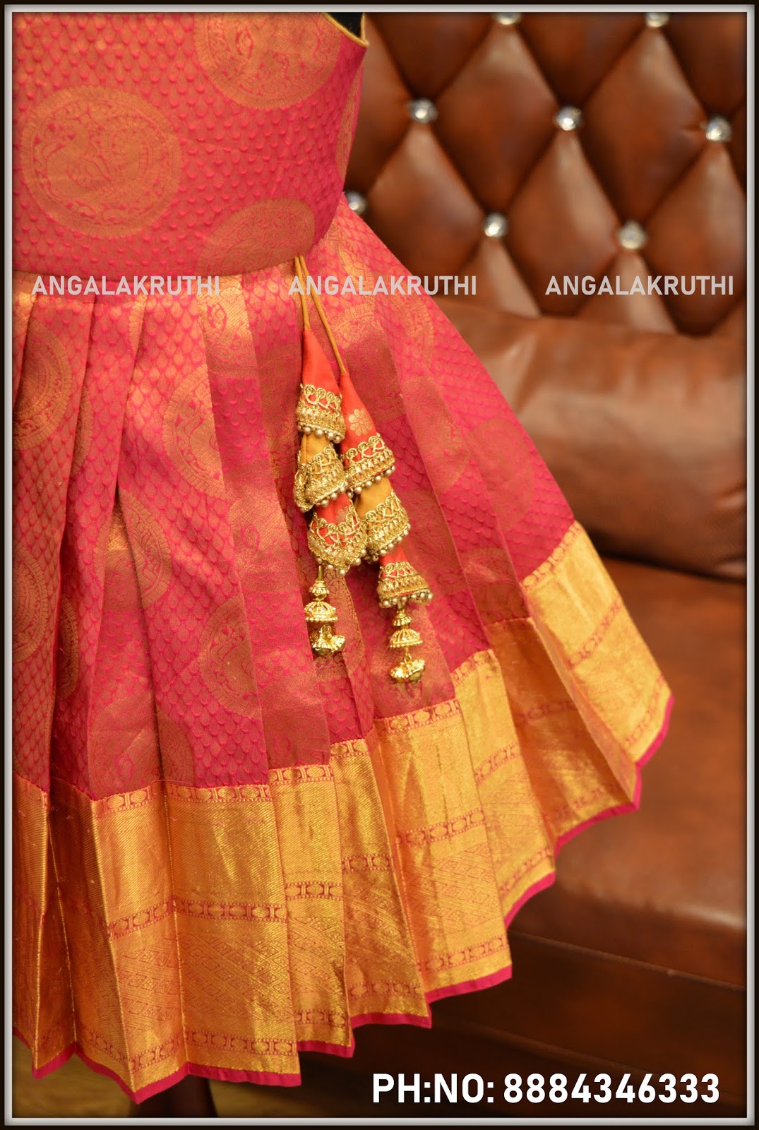 pattu frock designs for babies