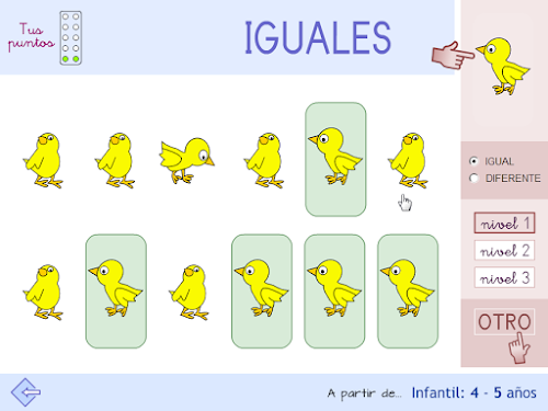 Iguales y diferentes. Similitudes y diferencias. Razonamiento lógico. Atención,... Iguales y diferentes. Similitudes y diferencias. Razonamiento lógico. Atención,...