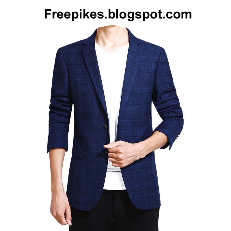 Mens Coat in Blue PSD Dress Design for free Download FreePikes