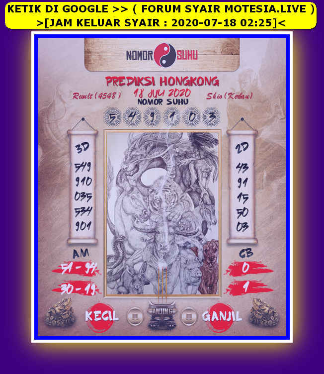 1 New Message Kode Syair Hongkong 18 Juli 2020 Forum Syair Togel Hongkong Singapura Sydney
