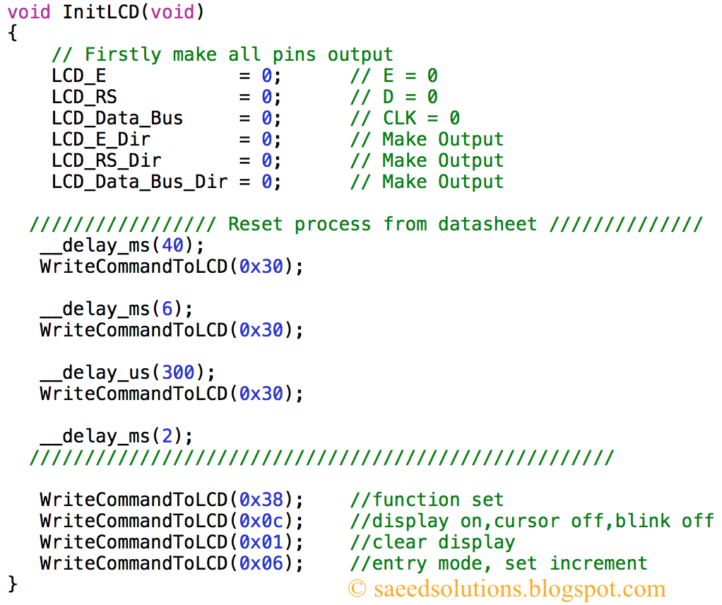 PIC16F877A LCD interfacing code (In 8bit mode) + Proteus simulation