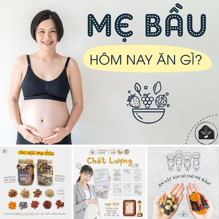 [A36] Mẹo ăn vặt thông minh không lo tăng cân cho Mẹ Bầu