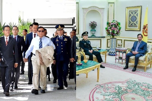 Prabowo Bikin Gigit Jari, Menhan Tiongkok Dekati Sultan Brunei Soal Laut China Selatan, Dapati Ini
