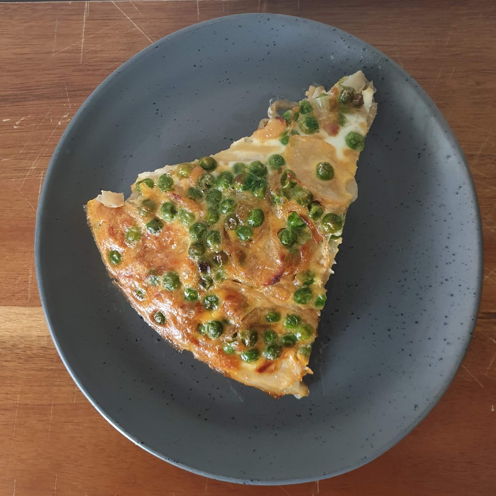 PeckishByZoeRenee Recipe Potato and Pea Frittata