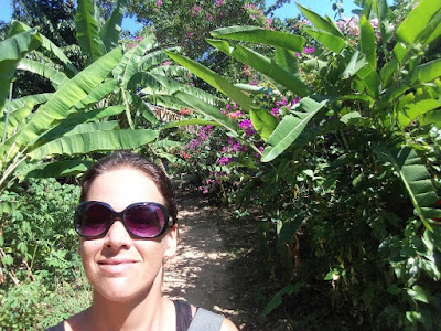 Photo of Ellis doing a jungle walk on the Thai island Ko Bulone Leh