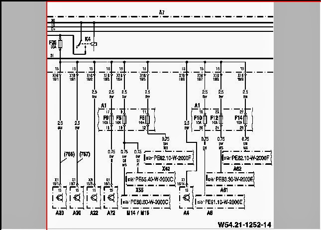 Схема предохранителей актрос