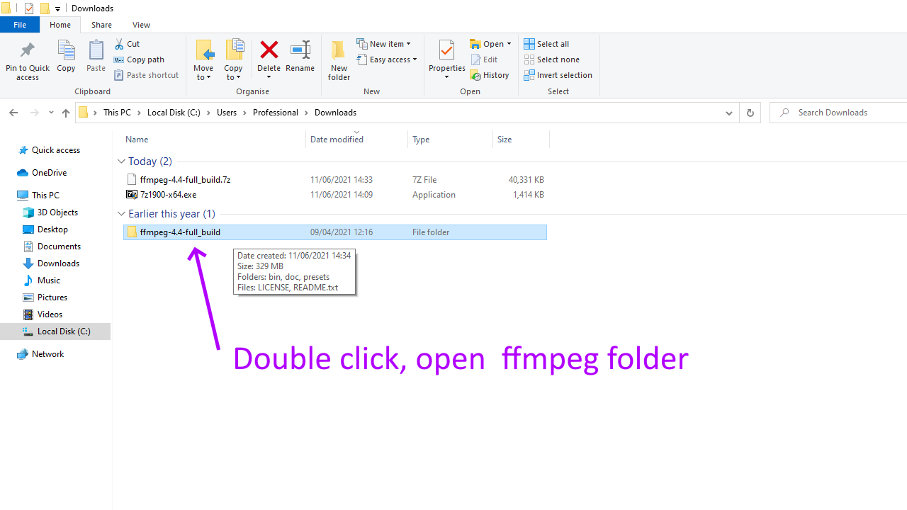where is ffmpeg install directory where is ffmpeg install directory