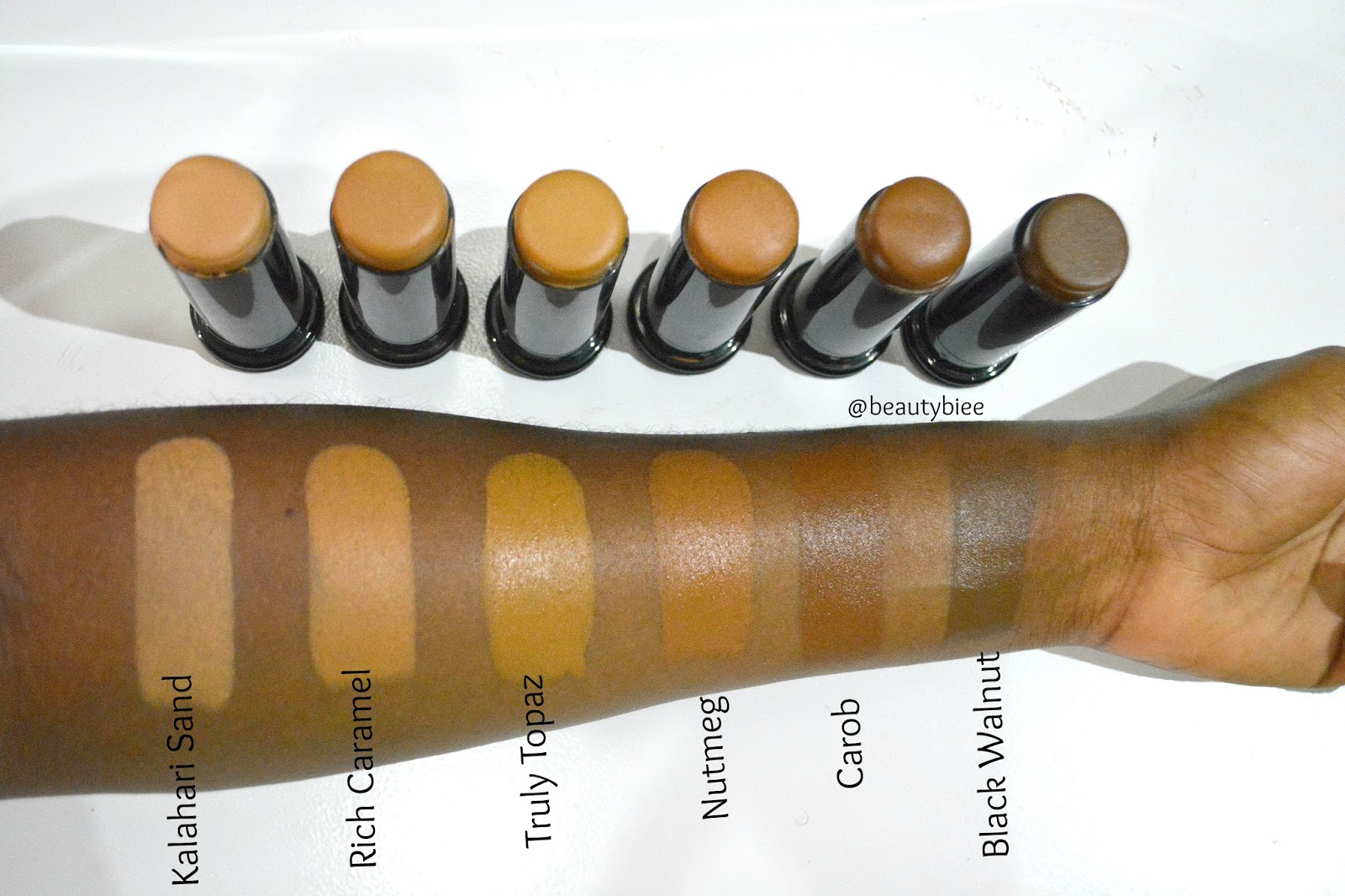 Beauty Biee Black Opal True Color Stick Foundation Review Swatches My