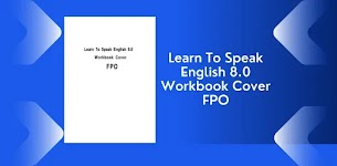 Free English Books: Learn To Speak English 8.0 Workbook Cover FPO