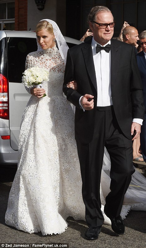 Nicky Hilton wears Valentino Couture to wedding with James Rothschild
