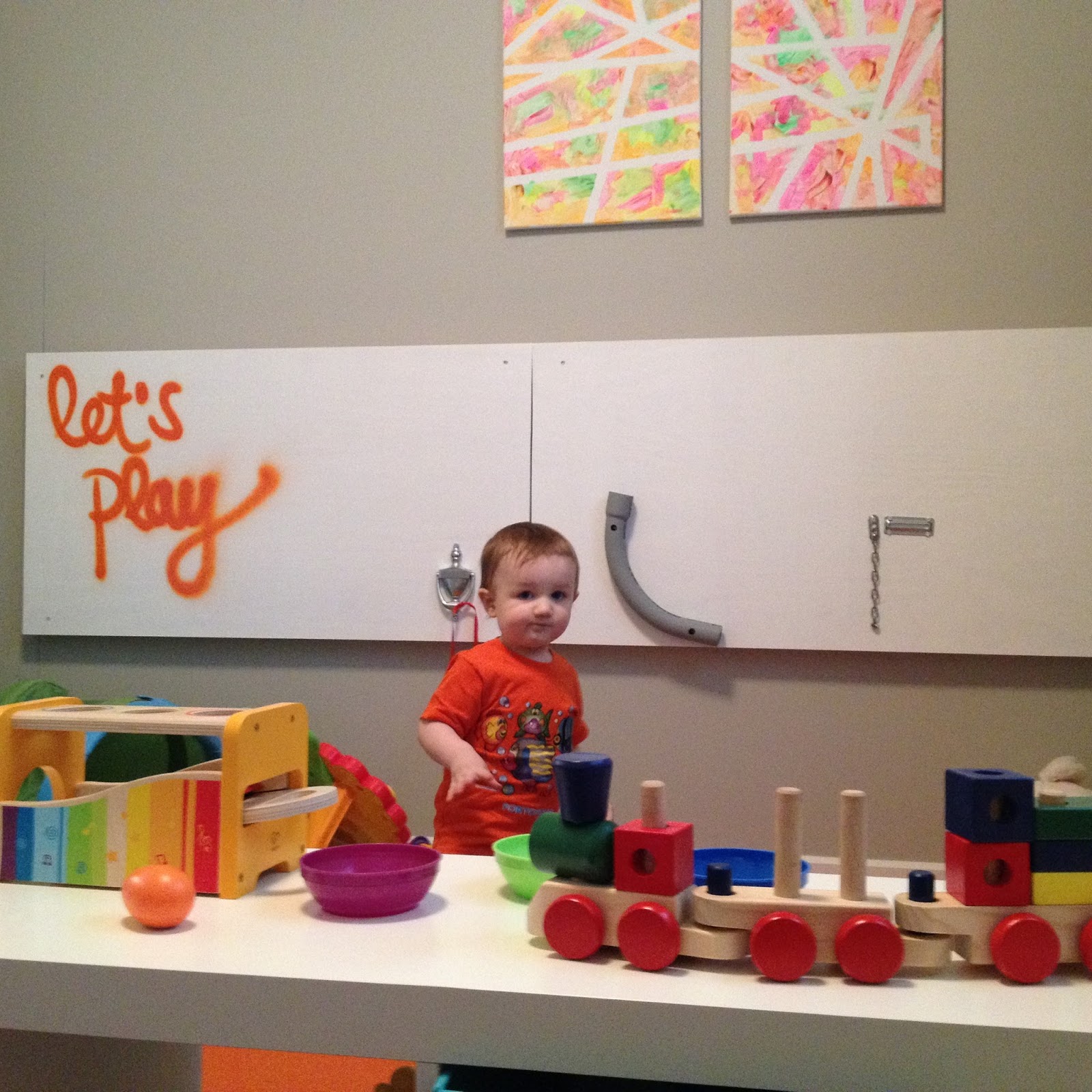 ReuseIt Edmonton Toddler Busy Board