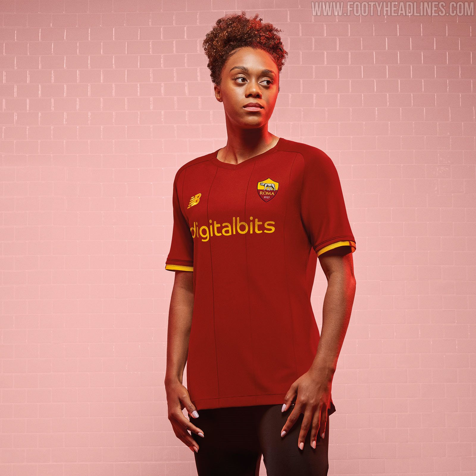 New Balance AS Roma 2122 Home Kit Released Footy Headlines