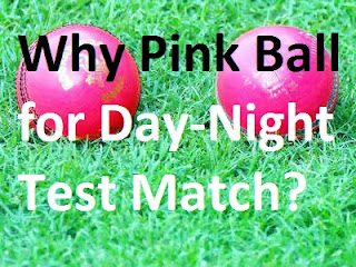 Why Pink Ball for Day-Night Test Match?