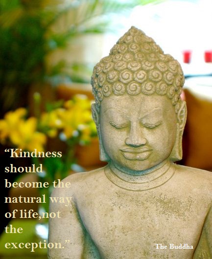 Buddha Quotes Online: Kindness should become the natural way of life ...