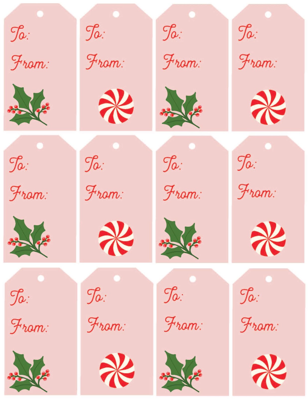 Free Printable Holiday Hostess Gift Tags Easy Peasy Pleasy