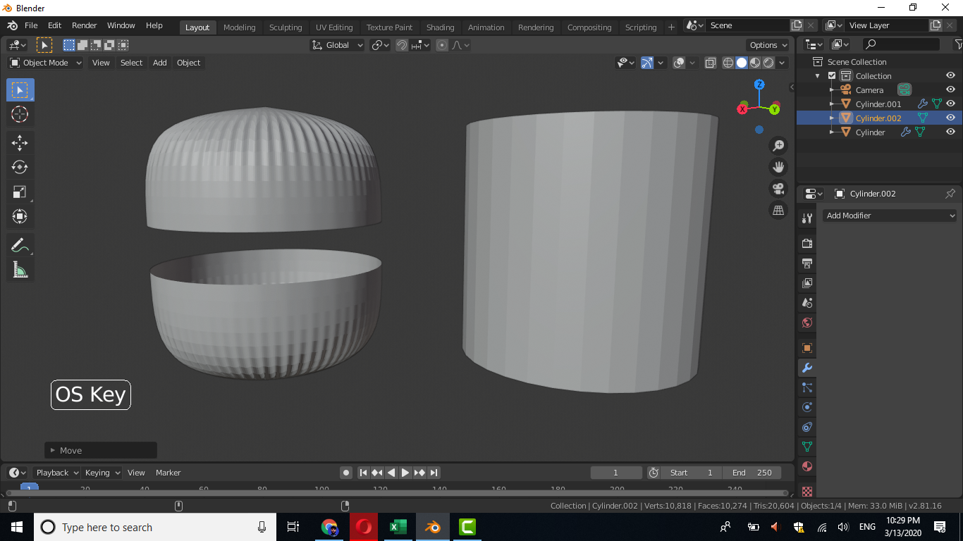 Blender 2.8 Tutorial How To Separate Object / Mesh in Blender