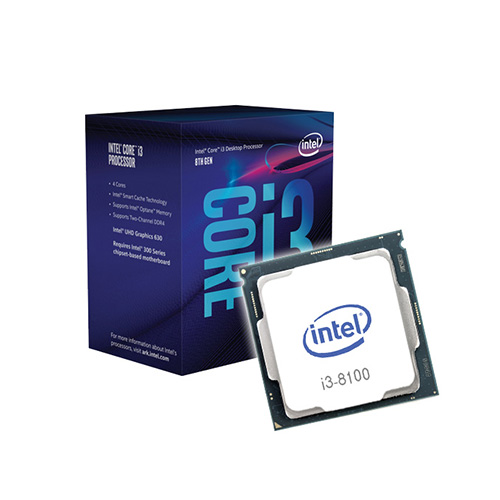 CPU Intel Core i3 8100 (3.60Ghz/ 6Mb cache)