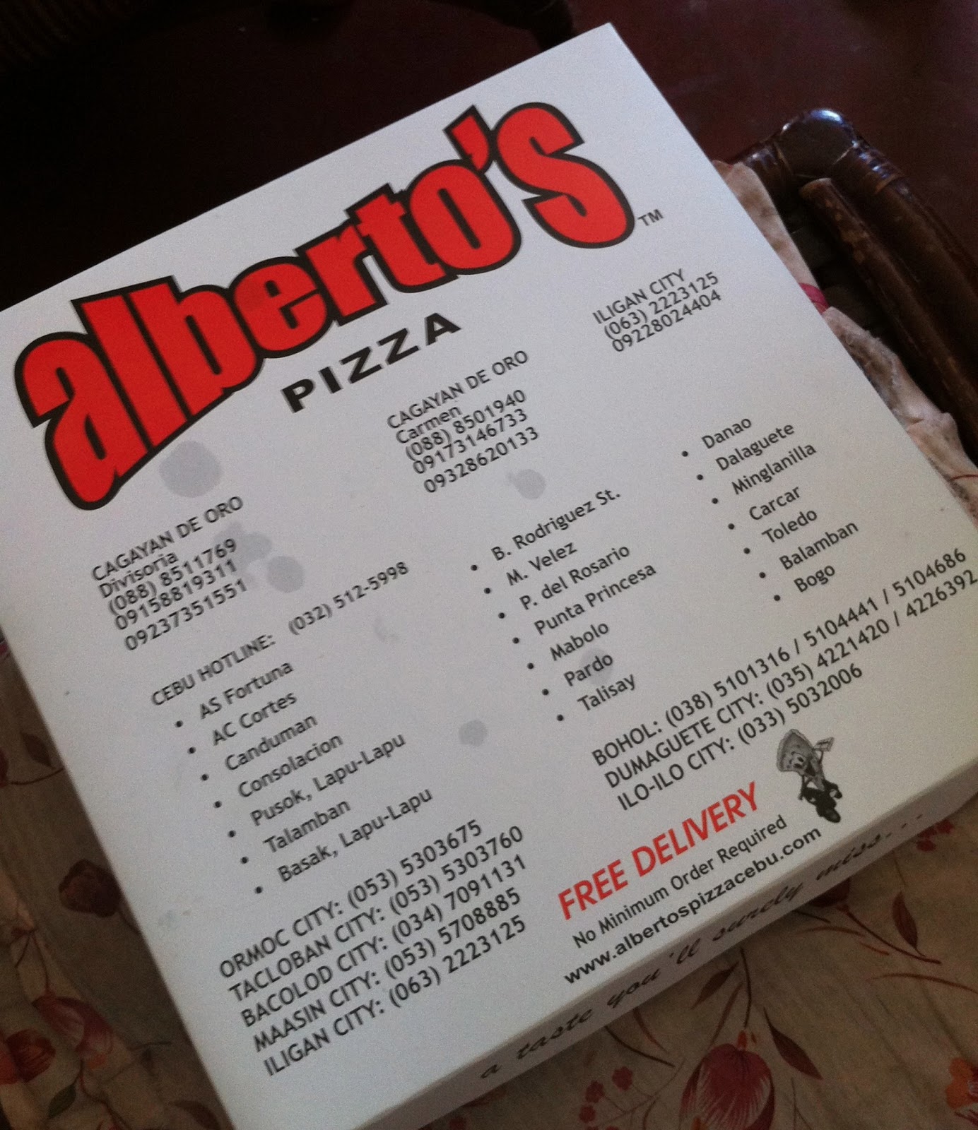 It's An Alberto's Pizza Treat From The Boss - It's Where You At