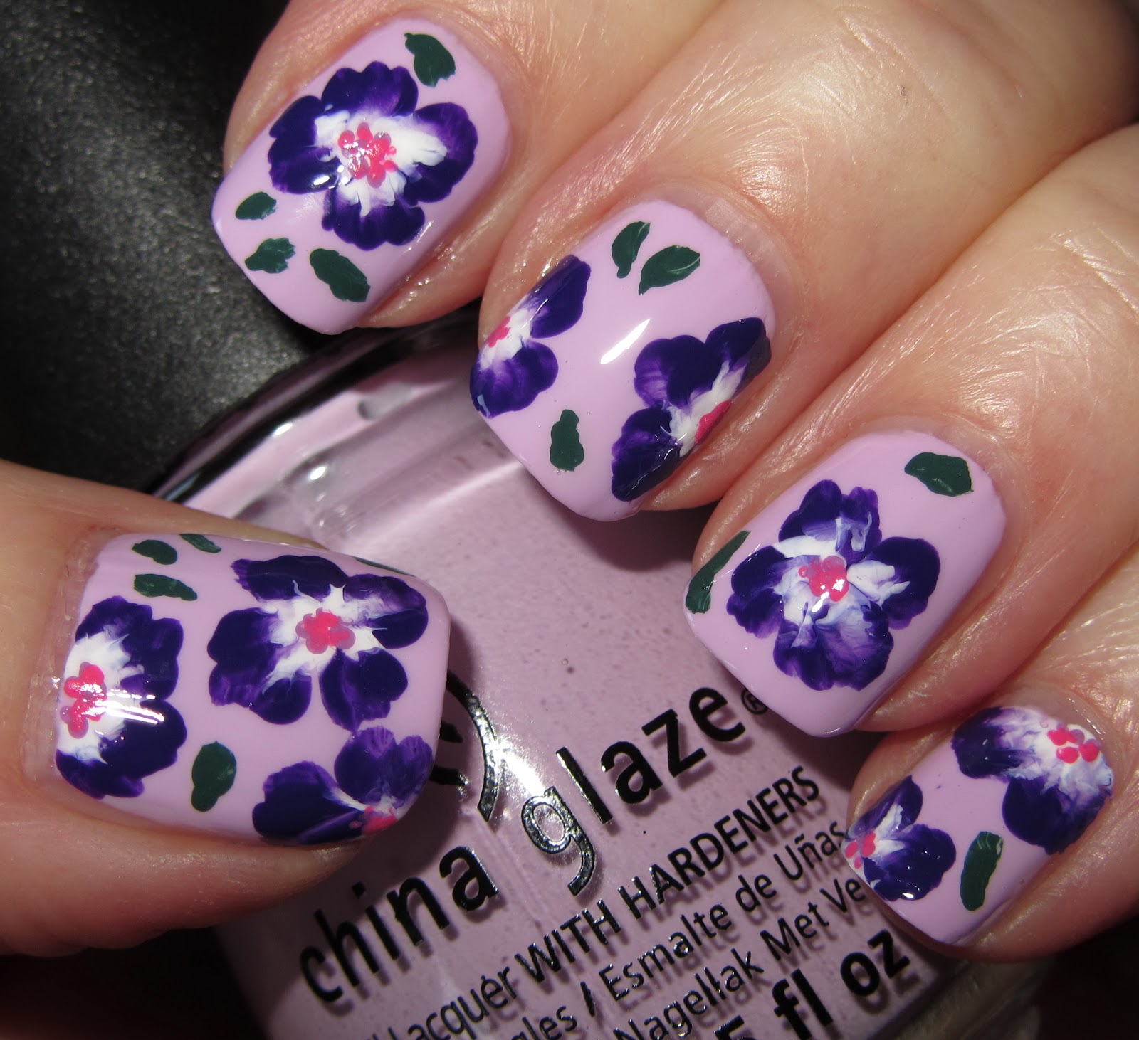 Marias Nail Art and Polish Blog: Hooked on sweet flowers