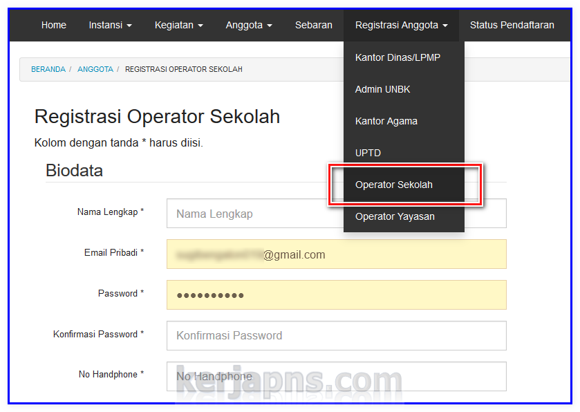 Sekolah Data Kemdikbud Homecare24
