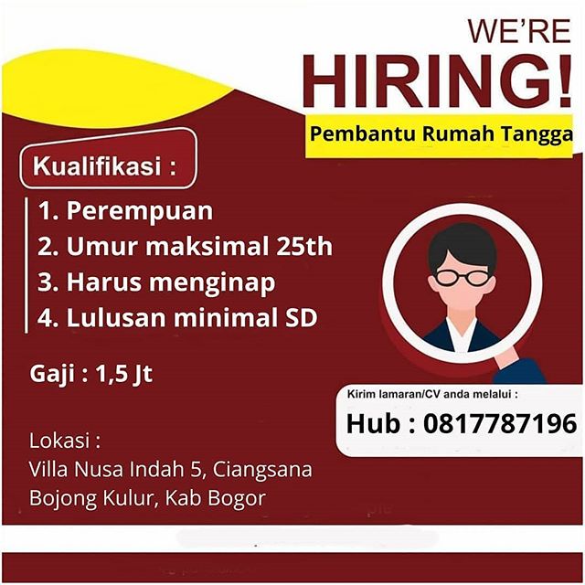 Lowongan Kerja Pembantu Rumah Tangga Lockerjob
