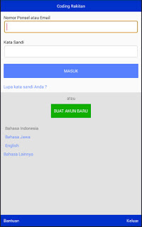 Cara Membuat Tampilan Login Seperti Facebook Lite di Android Studio ...