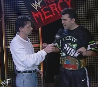 WWE / WWF - No Mercy 1999 (UK VERSION) - Michael Cole interviews WWE European Champion Shane McMahon
