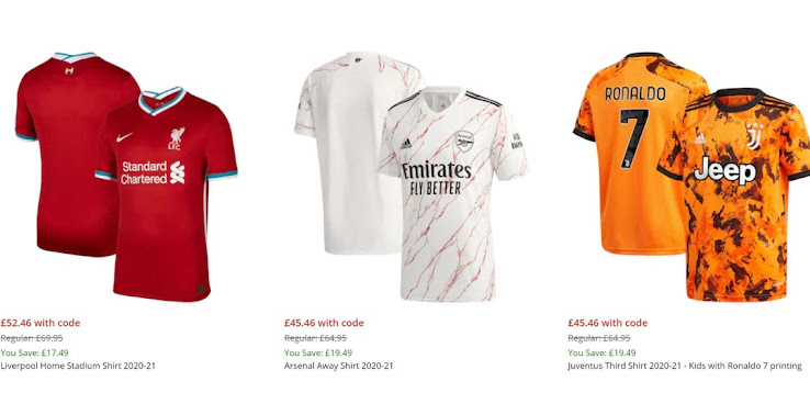 football shirt sale uk
