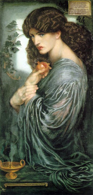 Proserpine, 1874, Dante Gabriel Rossetti (1828–1882) Blue pencil. Tate Britain, London