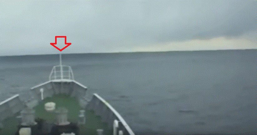 Watch: Japanese Vessel Pass through a Massive 30 Meters Tsunami Wave