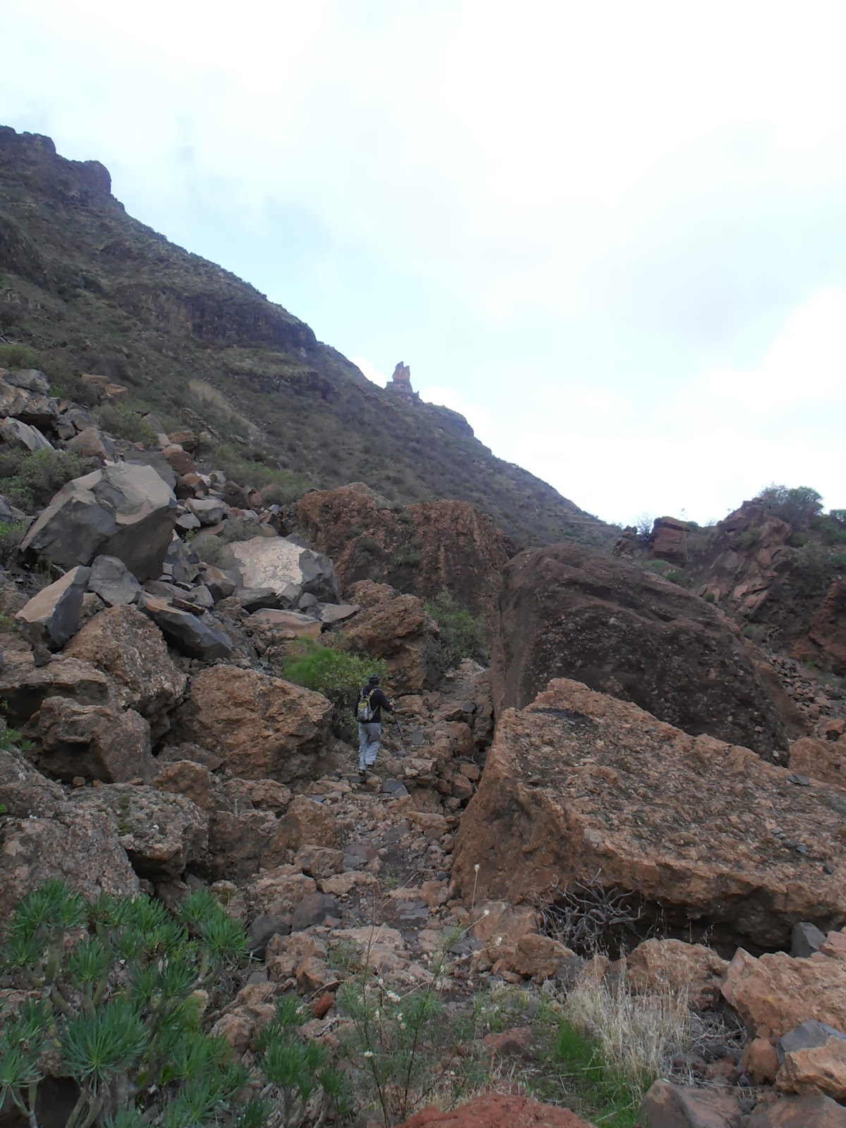 Camino por el caos de piedras Camino por el caos de piedras