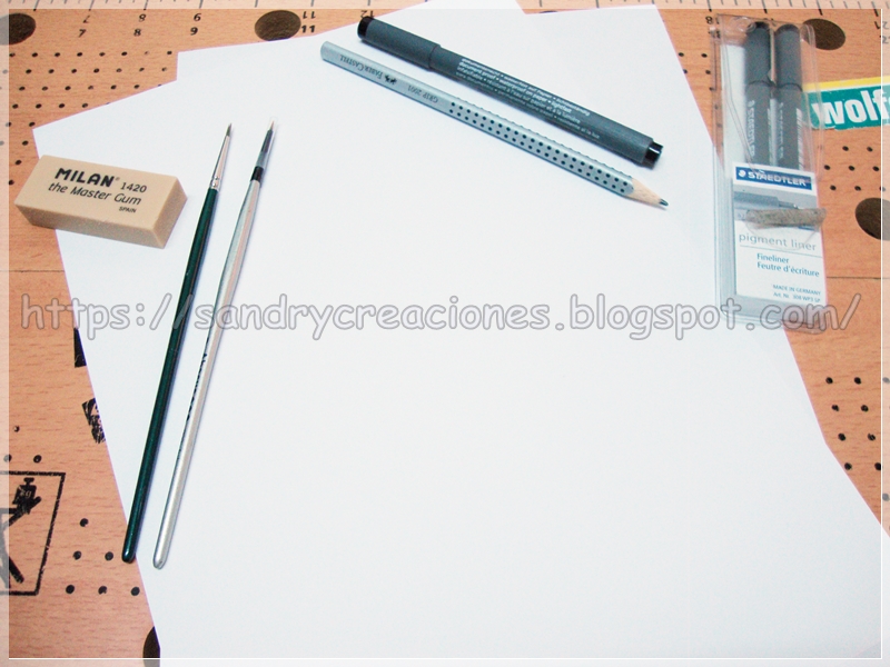 Herramientas de pintura y dibujo