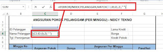 Rumus Excel untuk menampilkan data dari sheet lain