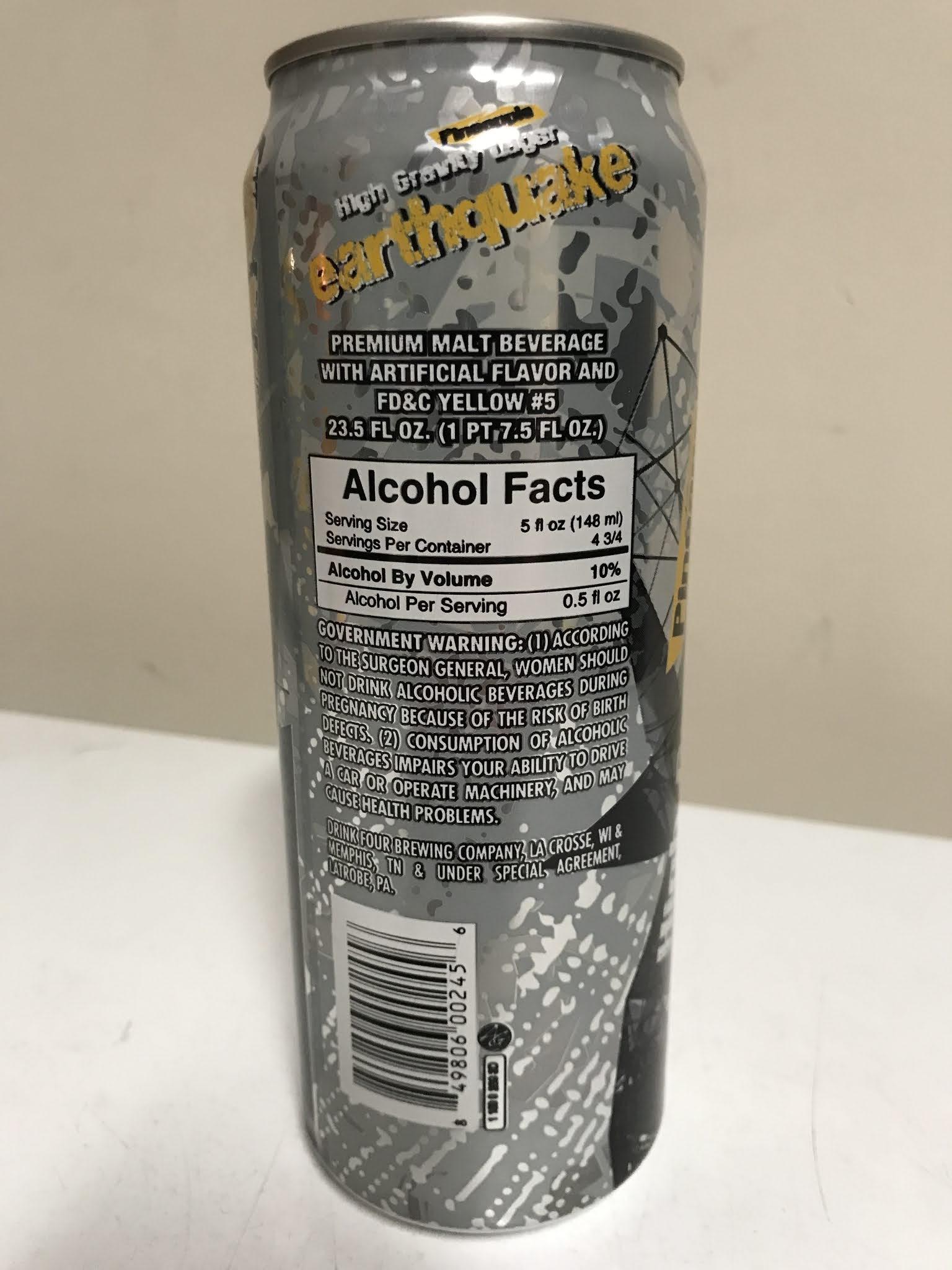 Malt Beverage Of The Week Earthquake Pineapple High Gravity Lager