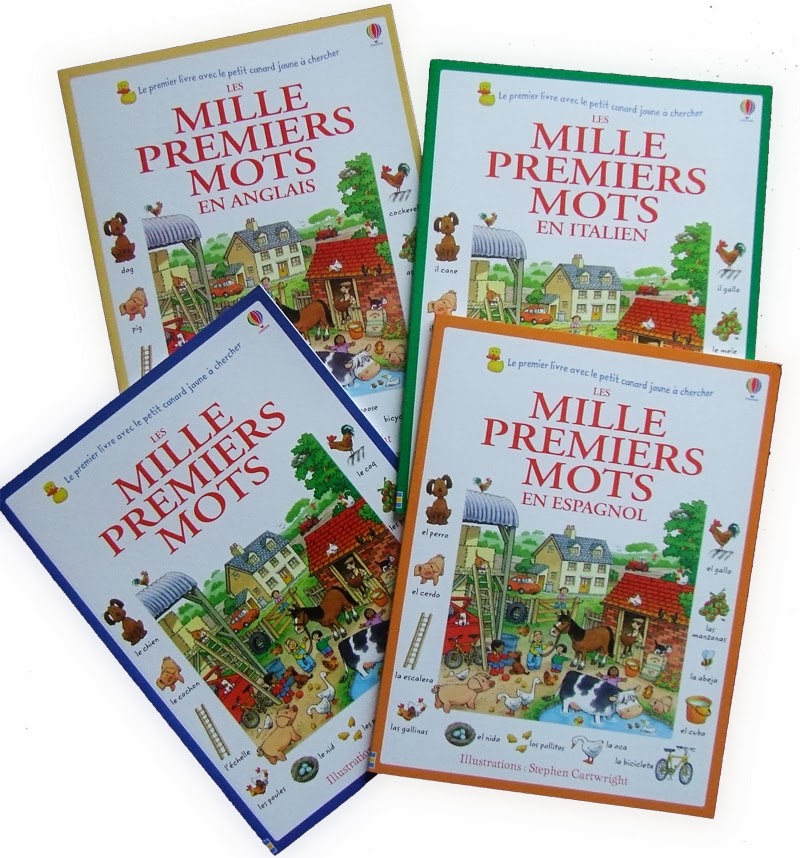 Livre Illustré : "Les Mille Premiers Mots En Espagnol" (Usborne) - Parfait Pour Apprendre En S'amusant !