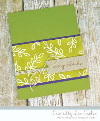 Many Thanks card-designed by Lori Tecler/Inking Aloud-stamps and dies from Reverse Confetti