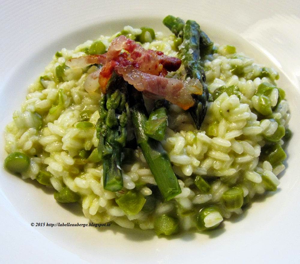 La Belle Auberge Una nuova idea per il risotto con gli asparagi
