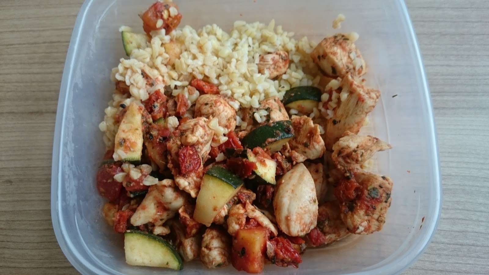 Fit Bombardino Lunch box z kurczakiem i warzywami wersja 2