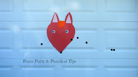 Pin the Nose on the Fox Party Game