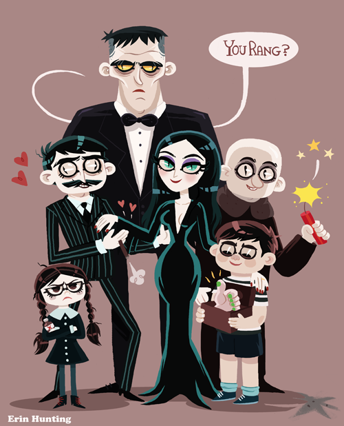 Fascinating Fanart: The Addams Family