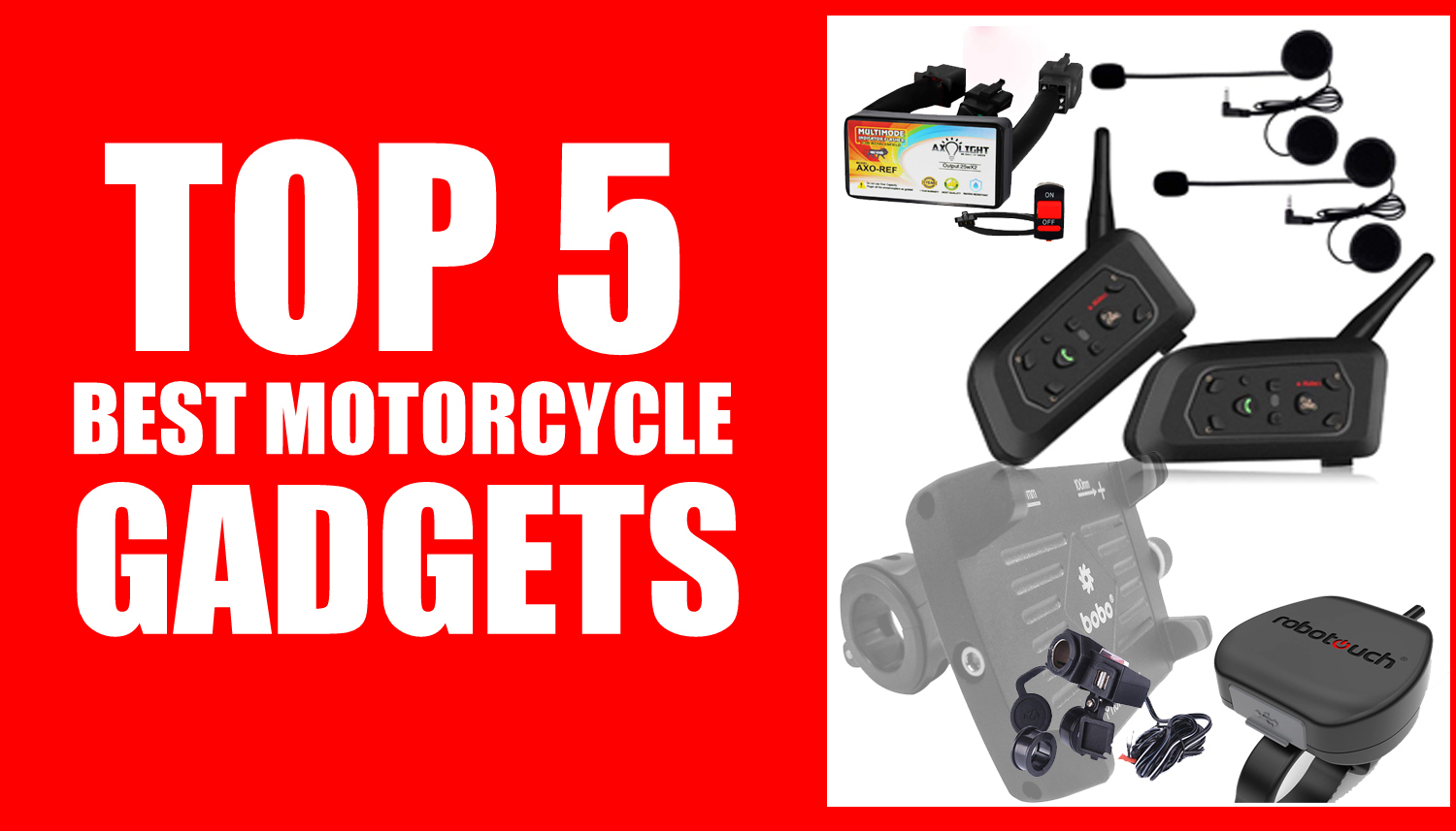 Top 5 Best Motorcycle Gadgets And Accessories In 2021