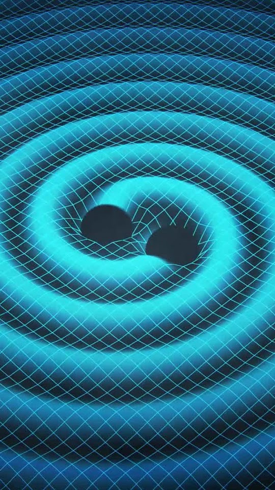 Black Holes Dance Gravitational Waves  Android Best Wallpaper